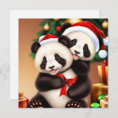 Weihnachtskarte niedlich feiertagskarte (Vorne/Hinten)