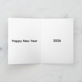 Weihnachtskarte Nussknacker Dunkelblau Karte (Innenseite)