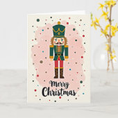 Weihnachtskarte Nussknacker Karte (Gelbe Blume)