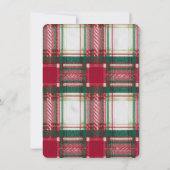 Weihnachtskarte Nutcracker Thema Einladung (Rückseite)