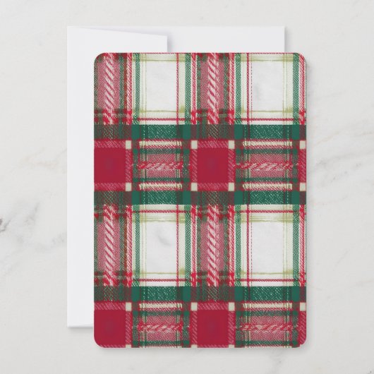 Weihnachtskarte Nutcracker Thema Einladung (Rückseite)