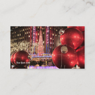 Weihnachtskarte NYC - New York City Visitenkarte