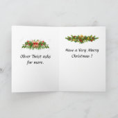 Weihnachtskarte - Oliver Drehung frage für mehr Karte (Innenseite)