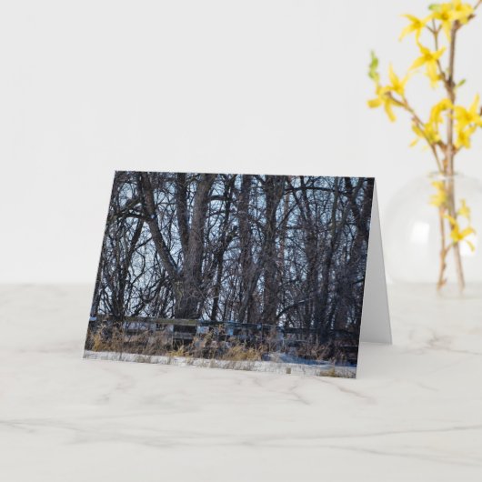 Weihnachtskarte "On Memory's Lane" Karte (Gelbe Blume)