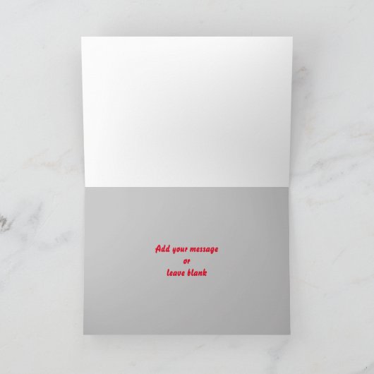 Weihnachtskarte - Oops! Feiertagskarte (Innenseite)