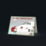 Weihnachtskarte - Oops! Feiertagskarte<br><div class="desc">Die Weihnachtskarte mit der Option,  eine Nachricht im Inneren hinzuzufügen. Bitte verlass dir ein Feedback,  danke.</div>