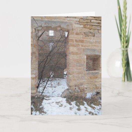 Weihnachtskarte "Oxford Mill Eintritt" Karte (Vorderseite)