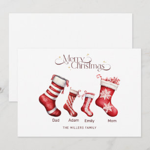 Weihnachtskarte Personalisiert Frohe Weihnachten