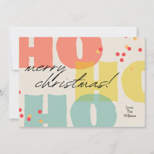 Weihnachtskarte Personalisierte Weihnachtskarte Feiertagskarte