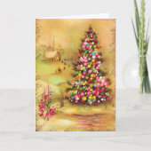 Weihnachtskarte, persönliche Unterschrift Feiertagskarte (Vorderseite)