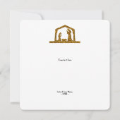 Weihnachtskarte Phantastisch Großeltern - Geburt (Rückseite)