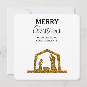 Weihnachtskarte Phantastisch Großeltern - Geburt