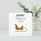 Weihnachtskarte Phantastische Mama - Weihnachtslie (Stehend Vorderseite)