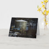 Weihnachtskarte "Planted Silo" Karte (Gelbe Blume)