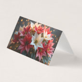 Weihnachtskarte Poinsettia 1 (Vorderseite)