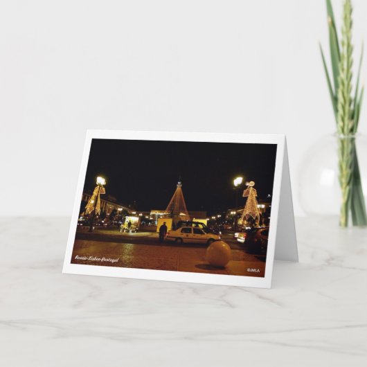 Weihnachtskarte - Portugiesisch Feiertagskarte (Vorderseite)