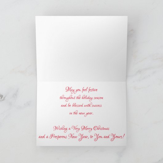 Weihnachtskarte "Post" Karte (Innenseite)