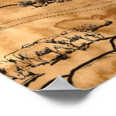 Weihnachtskarte Poster (Ecke)