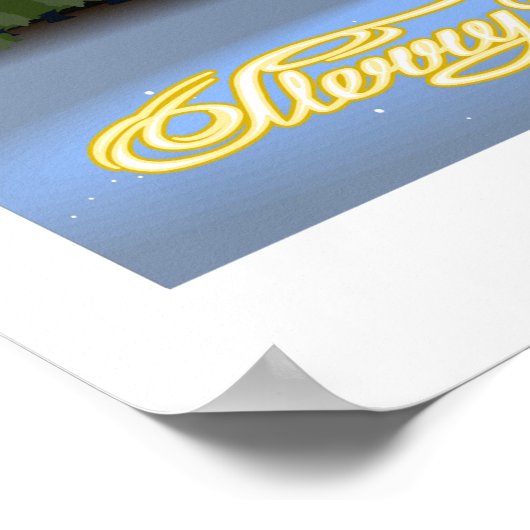 Weihnachtskarte Poster (Ecke)