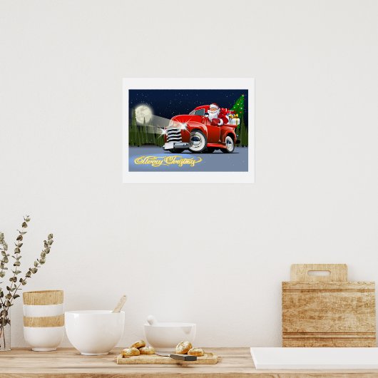 Weihnachtskarte Poster (Küche)