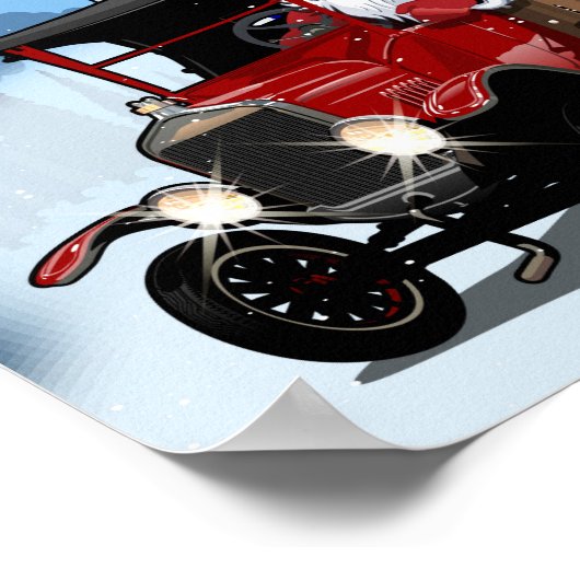 Weihnachtskarte Poster (Ecke)