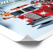 Weihnachtskarte Poster (Ecke)