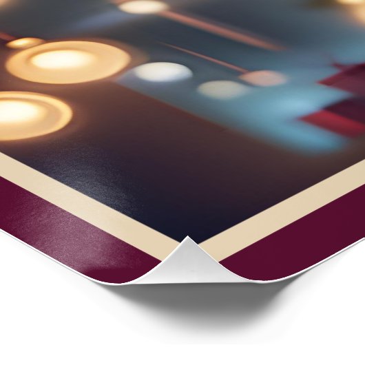 Weihnachtskarte Poster (Ecke)