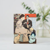 Weihnachtskarte Postkarte (Stehend Vorderseite)