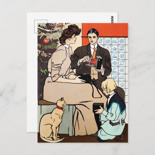 Weihnachtskarte Postkarte (Vorne/Hinten)