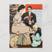 Weihnachtskarte Postkarte (Vorderseite)