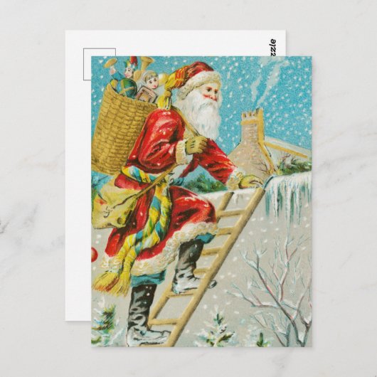Weihnachtskarte Postkarte (Vorne/Hinten)