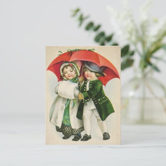 Weihnachtskarte Postkarte (Stehend Vorderseite)