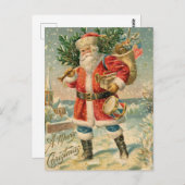 Weihnachtskarte Postkarte (Vorne/Hinten)