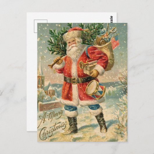 Weihnachtskarte Postkarte (Vorne/Hinten)