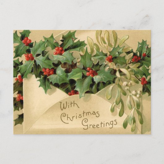 Weihnachtskarte Postkarte (Vorderseite)