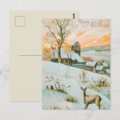 Weihnachtskarte Postkarte (Vorne/Hinten)