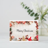 Weihnachtskarte Postkarte (Stehend Vorderseite)