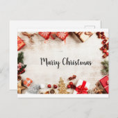 Weihnachtskarte Postkarte (Vorne/Hinten)