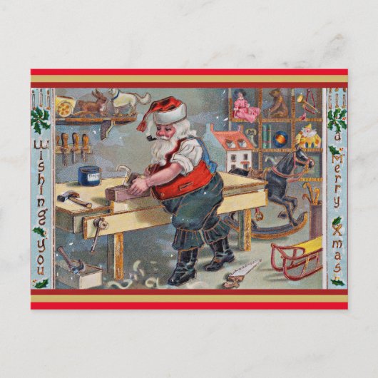 Weihnachtskarte Postkarte (Vorderseite)