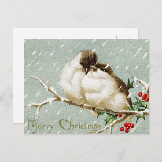 Weihnachtskarte Postkarte (Vorne/Hinten)