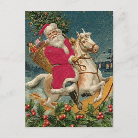 Weihnachtskarte Postkarte (Vorderseite)
