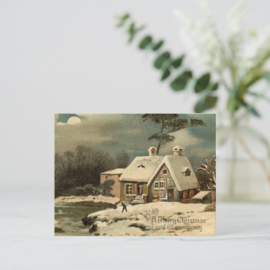 Weihnachtskarte Postkarte (Stehend Vorderseite)