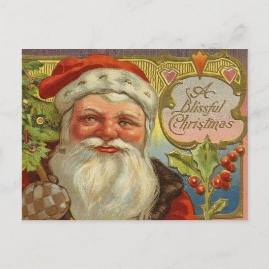 Weihnachtskarte Postkarte (Vorderseite)
