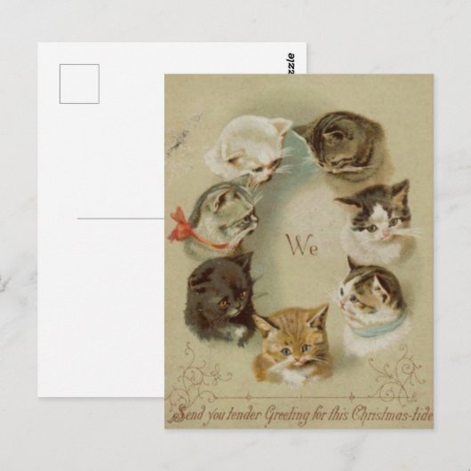 Weihnachtskarte Postkarte (Vorne/Hinten)