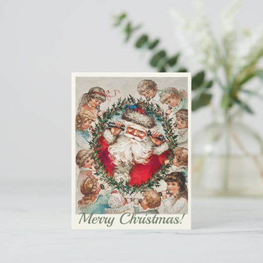 Weihnachtskarte Postkarte (Stehend Vorderseite)