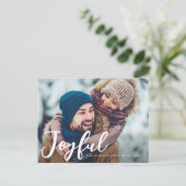 Weihnachtskarte Postkarte (Stehend Vorderseite)