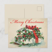 Weihnachtskarte Postkarte (Vorne/Hinten)