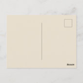 Weihnachtskarte Postkarte (Rückseite)