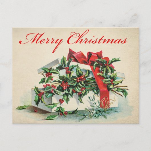 Weihnachtskarte Postkarte (Vorderseite)
