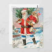 Weihnachtskarte Postkarte (Vorne/Hinten)